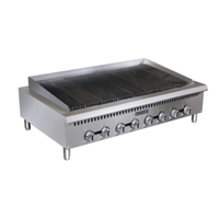 Black Diamond BDCTC-48 48" Heavy Duty Gas Countertop Charbroiler
