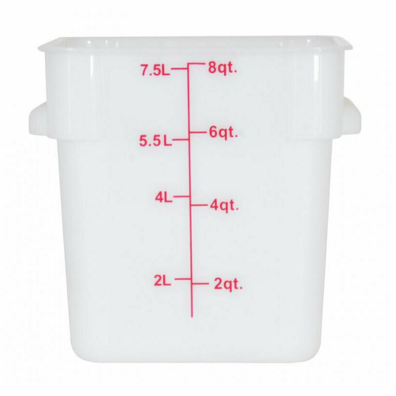 Durable Polycarbonate Food Storage Pan With Measurement Markings For Accurate Portion Control