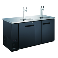U-STAR USBD-6928/2 69"W 23.3 cu. ft. Draft Beer Cooler