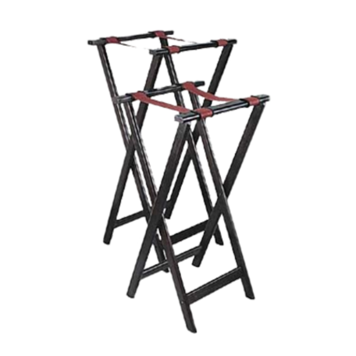 WTS-38 Deluxe Hardwood Tray Stand 18"L x 18.25"W Mahogany