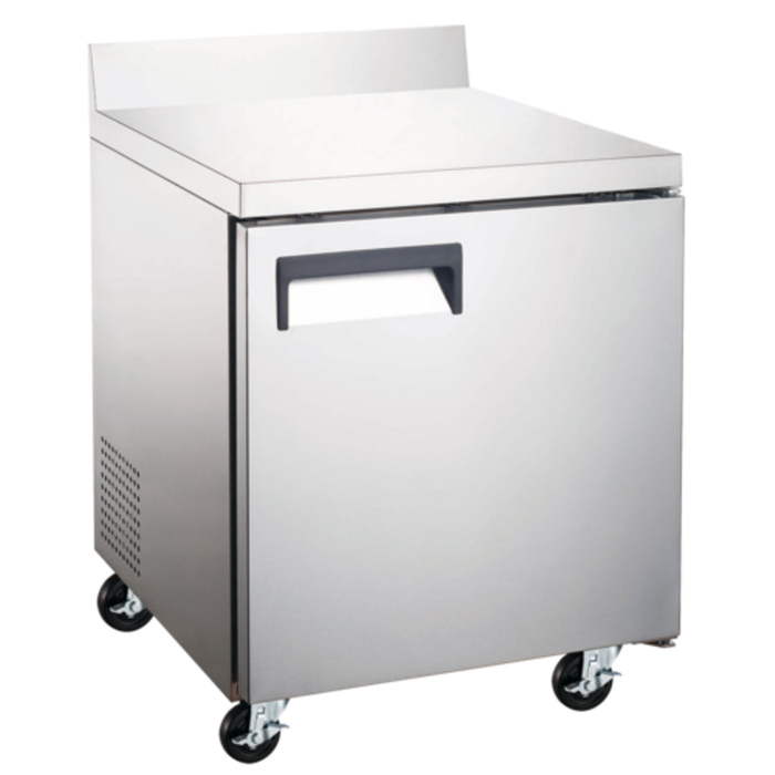 EFI CWDR1-27VCX-R 27-Inch One-Door Commercial Refrigerated Worktop With Backsplash