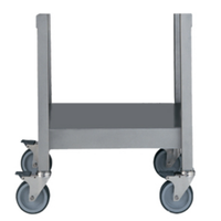 Mobile Stainless Steel Work Stand Featuring Durable Casters For Easy Maneuverability In Commercial Kitchens