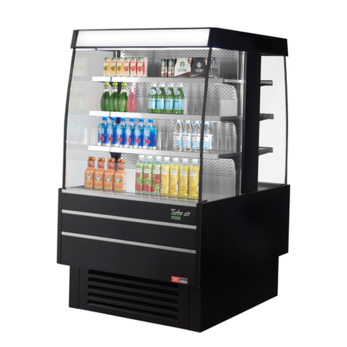 Turbo Air TIOM-36SB-N 38-5/8"W Self-Serve Island Display Merchandiser
