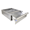 Alt Tag: Omcan 24578 Drawer for 24" Worktables stainless steel undercounter storage drawer for 24-inch deep worktables