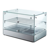 OMCAN 41871 50L Countertop Heated Food Display Case Warmer stainless steel glass countertop merchandiser with wire racks