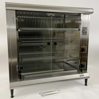 Equipex RBE-8/1 Roller Grill Electric Rotisserie Roaster 6-8 Birds Capacity