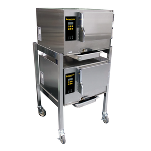 AccuTemp E34403D120 DBL 6-Pan Electric Boilerless Convection Floor Steamer