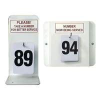 OMCAN 13664 Manual Please Take-A-Number System with 1-100 Tags