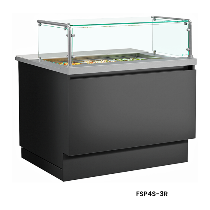 Structural Concepts FSP4S-3R Grocerant 48-1/8"W Self-Contained Cold Well Food Bar