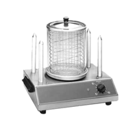 Equipex CS4E 40-Dog Capacity Roller Grill Hot Dog Steamer