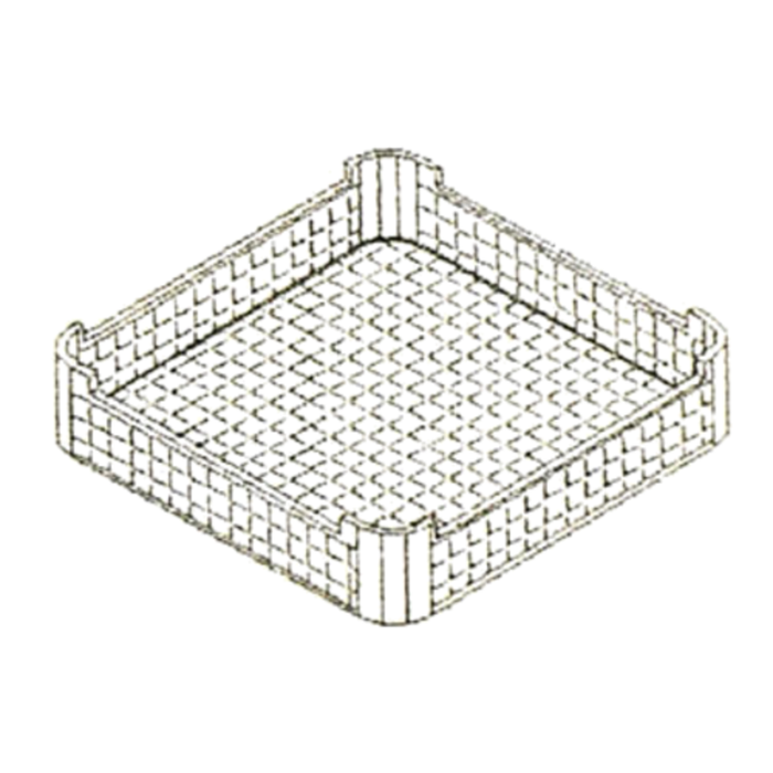 Fagor Dishwasher Rack, 16" x 16" Open All Purpose Dishwasher Rack for Efficient Commercial Dishwashing