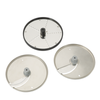 Eurodib Dito Sama Disc Set with Three High-Quality Slicing and Grating Discs for Food Processor