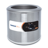 Nemco 6102A 7 Quart Countertop Round Food Pan Cooker/Warmer