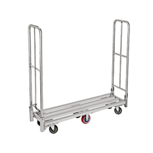 Winholt AL-300-60-FH 63"L x 16"W Folding Aluminum U-Boat Cart