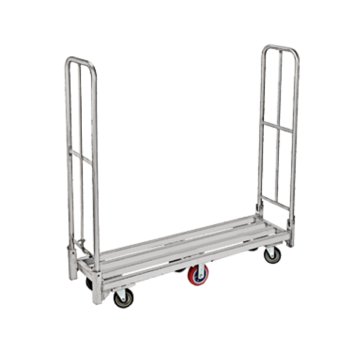 Winholt AL-300-60-FH 63"L x 16"W Folding Aluminum U-Boat Cart