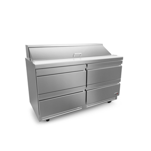 FAGOR FST-60-16-D4-N 60-3/8" Wide Refrigerated Sandwich Prep Table For Efficient Commercial Kitchen Use.