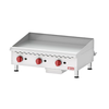 Omcan 43731 36-Inch Countertop Gas Griddle For Commercial Kitchens With Manual Controls.
