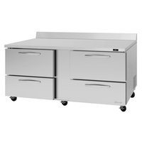Turbo Air PWR-72-D4-N 72-5/8" PRO Series Refrigerated Work Top Counter