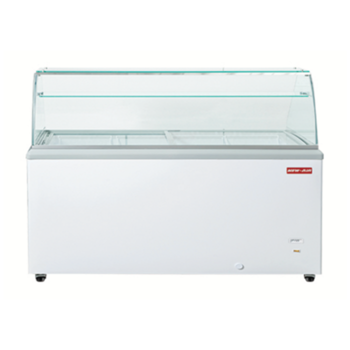 New Air NIF-71-DC 71-Inch Dipping Ice Cream Display Cabinet