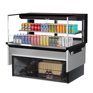 Turbo Air TOM-48L-UFD-W(B)-2SI-N Vitrine réfrigérée encastrable de 121,6 cm (47-7/8 po) de largeur