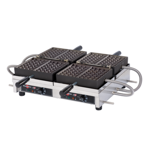Tag alternatif : Krampouz WECCHBAT Commercial 4-Waffle Double Liège Waffle Fabricateur de gaufres Baker 180° double gaufrier en acier inoxydable