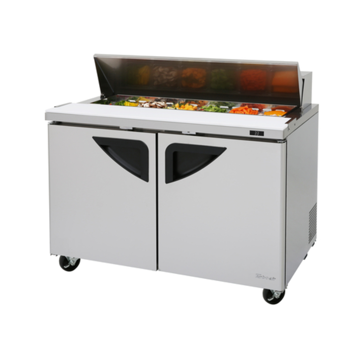 Turbo Air TST-48SD-N 48 1/4" Two-Section Sandwich Salad Prep Table