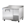 True Commercial 44.5-Inch Deep Worktop Refrigerated Counter Solid Door Refrigerator