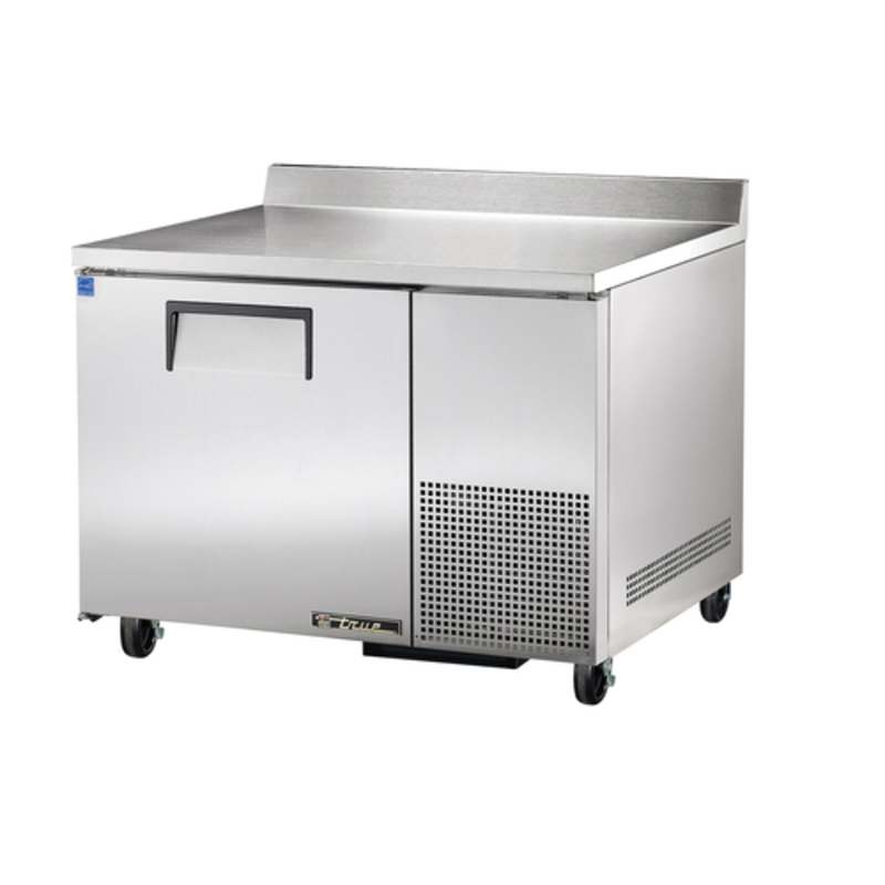 True Commercial 44.5-Inch Deep Worktop Refrigerated Counter Solid Door Refrigerator