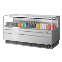 Turbo Air TOM-72L-UF-S-1S-N 70-3/4"W Open Refrigerated Display Merchandiser