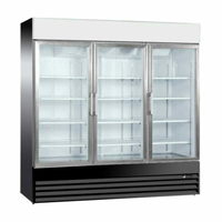 EFI Sales C3-78GDVCX 78.3-Inch Glass Refrigerator Merchandiser