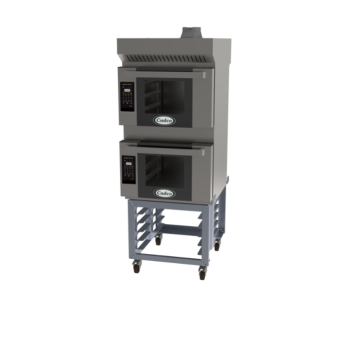 Bakerlux BLS-3HLD-2H Double Stack Electric Convection Oven 3.2 cu.ft.