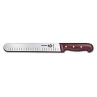 Slicer Knife 7.6059.10 10" Blade Granton Edge Wood Handle