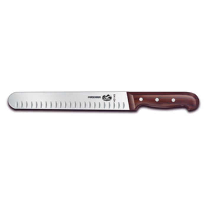 Slicer Knife 7.6059.10 10" Blade Granton Edge Wood Handle