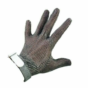 Omcan 44352 Cut Resistant Stainless Steel Mesh Glove - Small