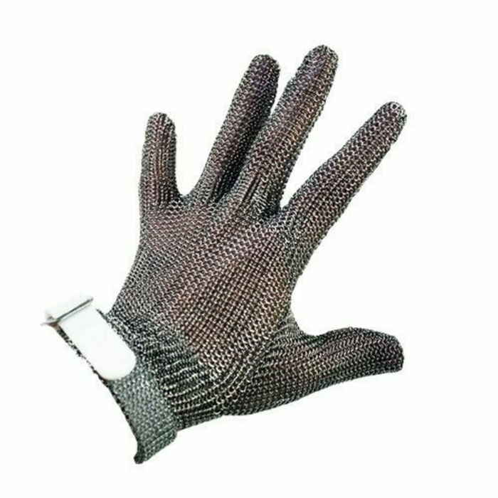 Omcan 44352 Cut Resistant Stainless Steel Mesh Glove - Small