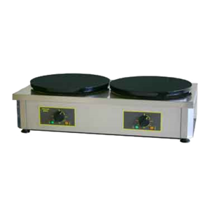 Equipex 400ED Roller Grill Double Crepe Maker 34 Inch Wide
