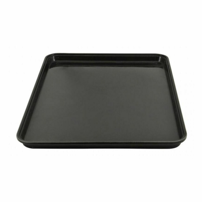 Omcan 43566 15.75-inch White ABS Plastic Market Bakery Display Tray, market bakery display tray for pastries, deli items and produce