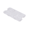 Alt Tag: Omcan 85035 1/4-size Clear Polycarbonate Drain Shelf for Food Storage Pans clear drain shelf insert for food pan