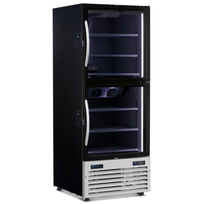 Minusforty 22-UDGH-L2-BK-BI-FS 30" Hybrid Refrigerator-Freezer Merchandiser