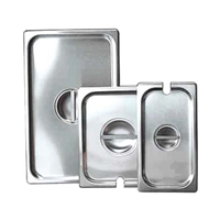 CST-TT 2/3-Size Solid Stainless Steel Steam Table Pan Cover