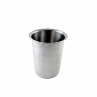 Omcan 80815 Cylindre-insert porte-couverts en acier inoxydable durable de 4,1 pouces