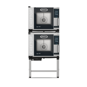 UNOX STACKED XAVC-0511-EPRM WITH STAND Electric Combi Oven 10-Pan Capacity