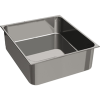 Angelo PO B21F6 Commercial Stainless Steel Gastronorm Food Pan, GN 1/1, 13.5 Liters