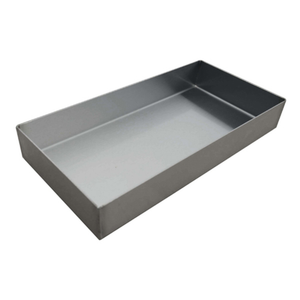 Omcan 43499 15" x 6" Stainless Steel Tapered Bun Pan
