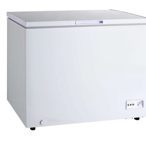 Alt Tag: Omcan 46503 44-Inch 10 cu. ft. Solid Top Chest Freezer, white commercial freezer with solid lid for frozen storage