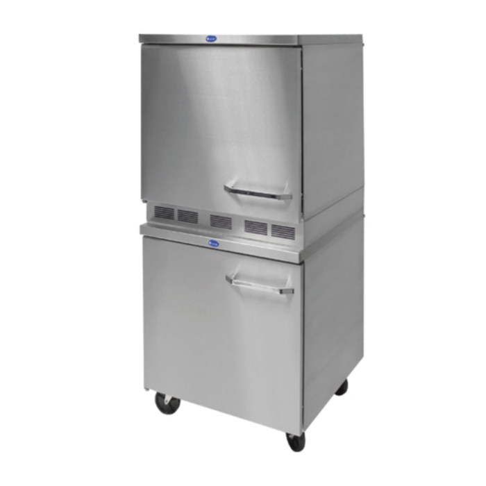 Randell 9404-27DT-RBFTL 27" Dual Temp Reach-In Refrigerator Freezer