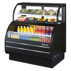 Turbo Air TOM-W-50SB-N 50-7/8"W Open Display Merchandiser Combination Case
