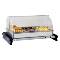 Cadco WTBS-3RT 26" x 15 1/4" Countertop Triple Buffet Server