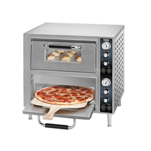 Waring WPO750 27"W Double Deck Electric Countertop Pizza Oven