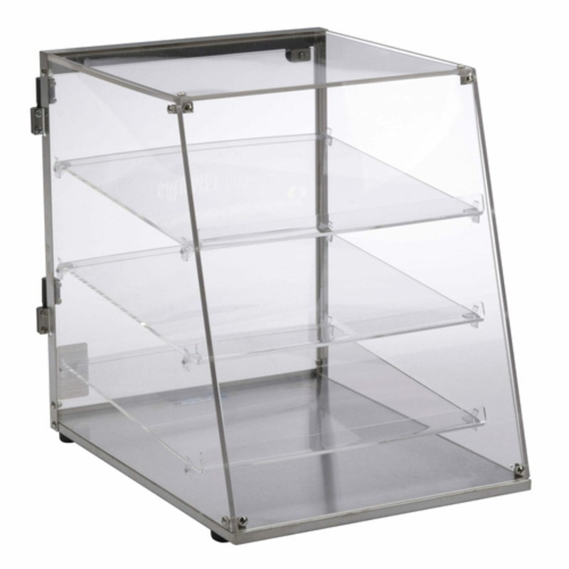 Non-Refrigerated Countertop Display Case With Crystal-Clear Acrylic Panels And Sleek Design